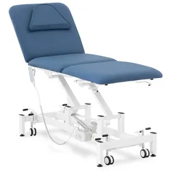 Helloshop26 - Elektrische Massageliege für Massagetherapeuten und Physiotherapeuten blau/weiß 14_0007749