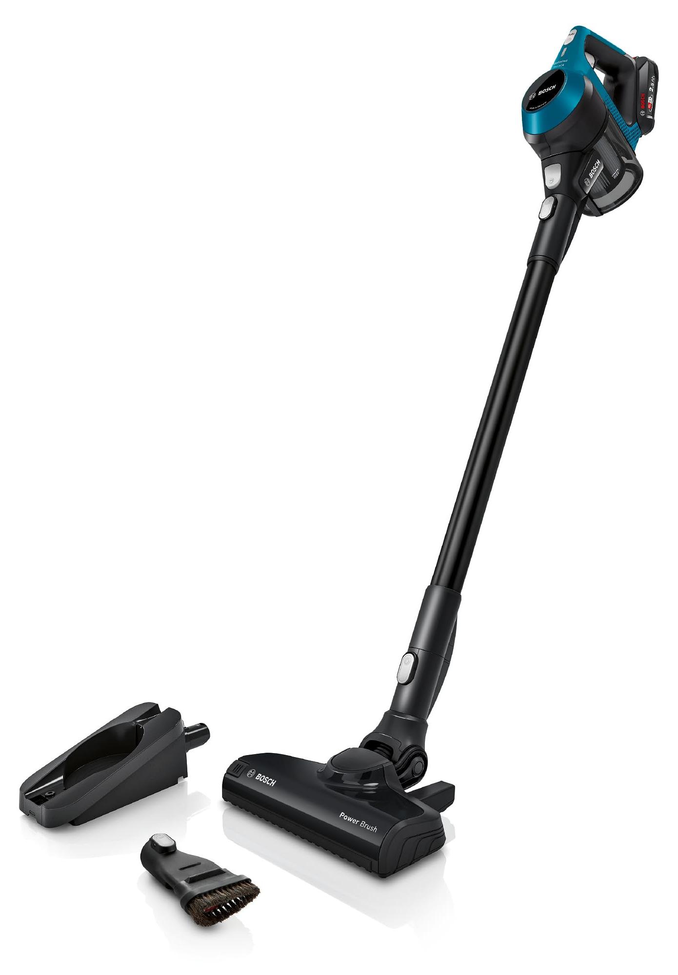 Bosch Serie 6 BKS6111P, Stabstaubsauger, Blau, CE, EAC-Eurasian, Morocco, Ukraine, VDE, Trocken, Filterung, Akku