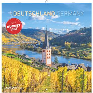 Alpha Bildkalender 116901, Deutschland, Jahr 2027, Motiv: Landschaften, Broschürenkalender, 30 x 30cm