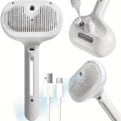 Inspire Essentials Pet Spray Grooming Comb With Hair Remover And Dematting Brush For Cats And Dogs Pet Spray Grooming Comb With Hair Remover And Dematting Brush For Cats And Dogs