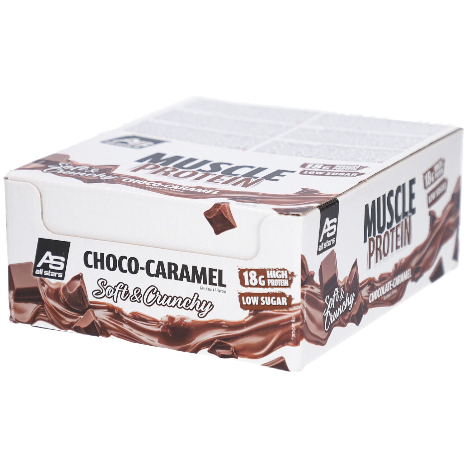 Muscle Protein BAR Chocolate Caramel 12x65g 12x65 g Riegel