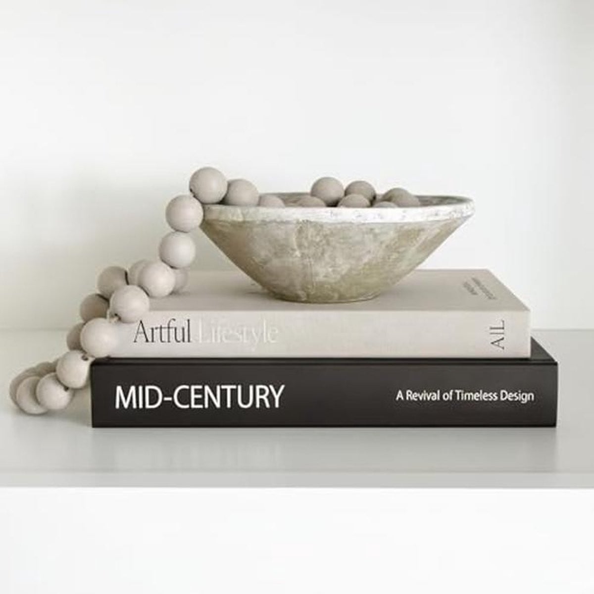 Stijlvolle decoratieve boeken set van 2 voor moderne woondecoratie en opslag
