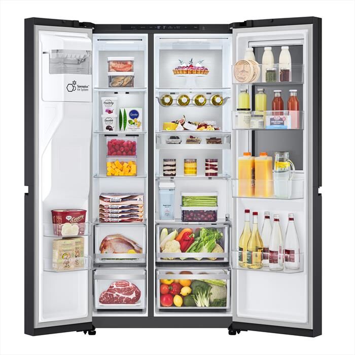 LG Frigorifero Side By Side Gsxe91evad Classe D 628l-black