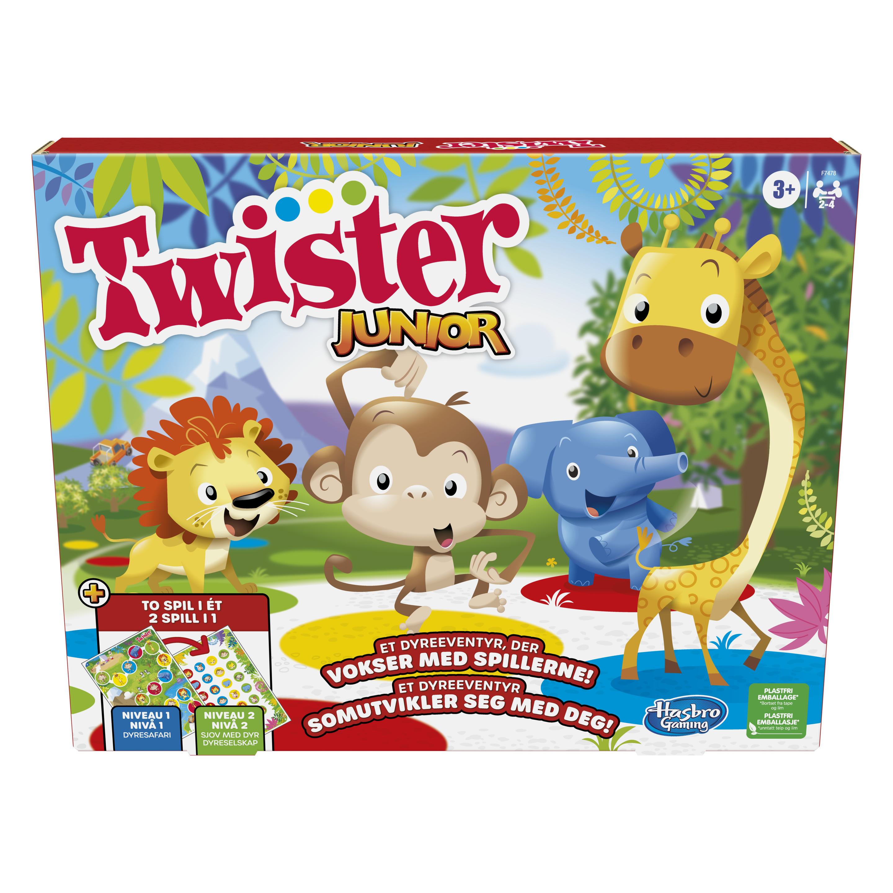 Hasbro Gaming Twister Junior (F7478) (Finnisch, Schwedisch, 2 - 4 Spieler) (F7478)