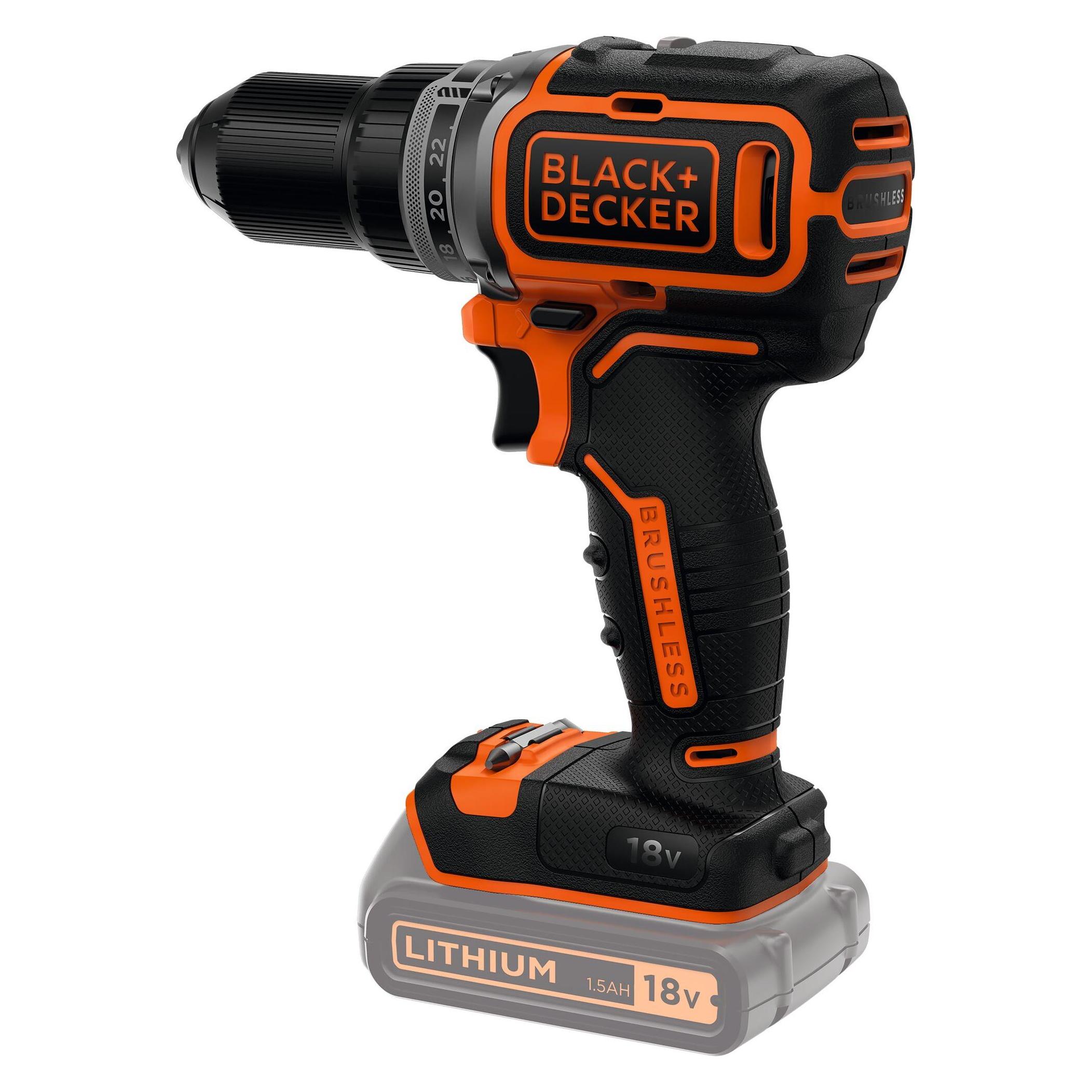 Black & Decker AkkuBohrschrauber BL186NXJ, 18.0V (Bohrschrauber) (BL186N-XJ)