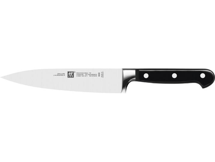 Kochmesser ZWILLING Professional S 16 cm , schwarz, Edelstahl, Stahl, Kochmesser, Kochmesser