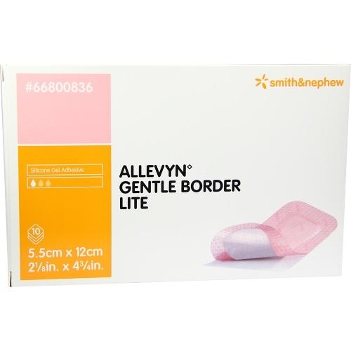Smith & Nephew GmbH Allevyn Gentle Border Lite 5,5x12 cm Schaumverb. 09431233