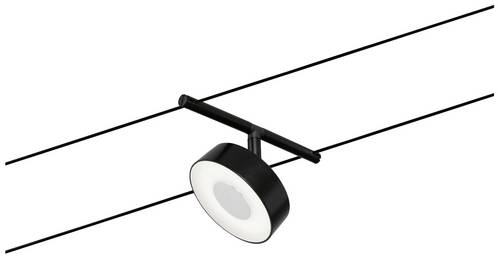 Paulmann WS DC Circle Niedervolt-Seilsystem-Leuchte Schwarz (matt), Chrom