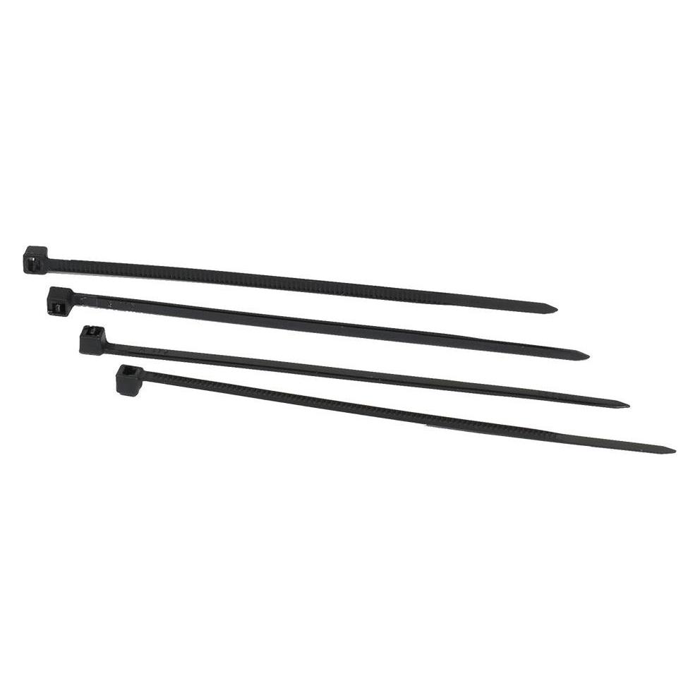 Synergy 21 ALLNET 19"zbh. Kabelbinder, L160xB2,6mm100er Pack, Schwarz, UV-Beständig (160 mm, 100 Stk.) (S215684V2)