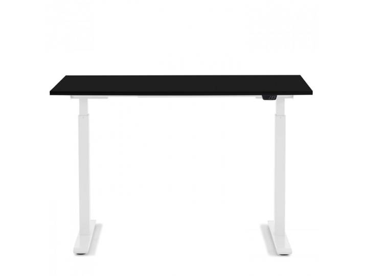 Bureau réglable assis-debout noir et blanc l120