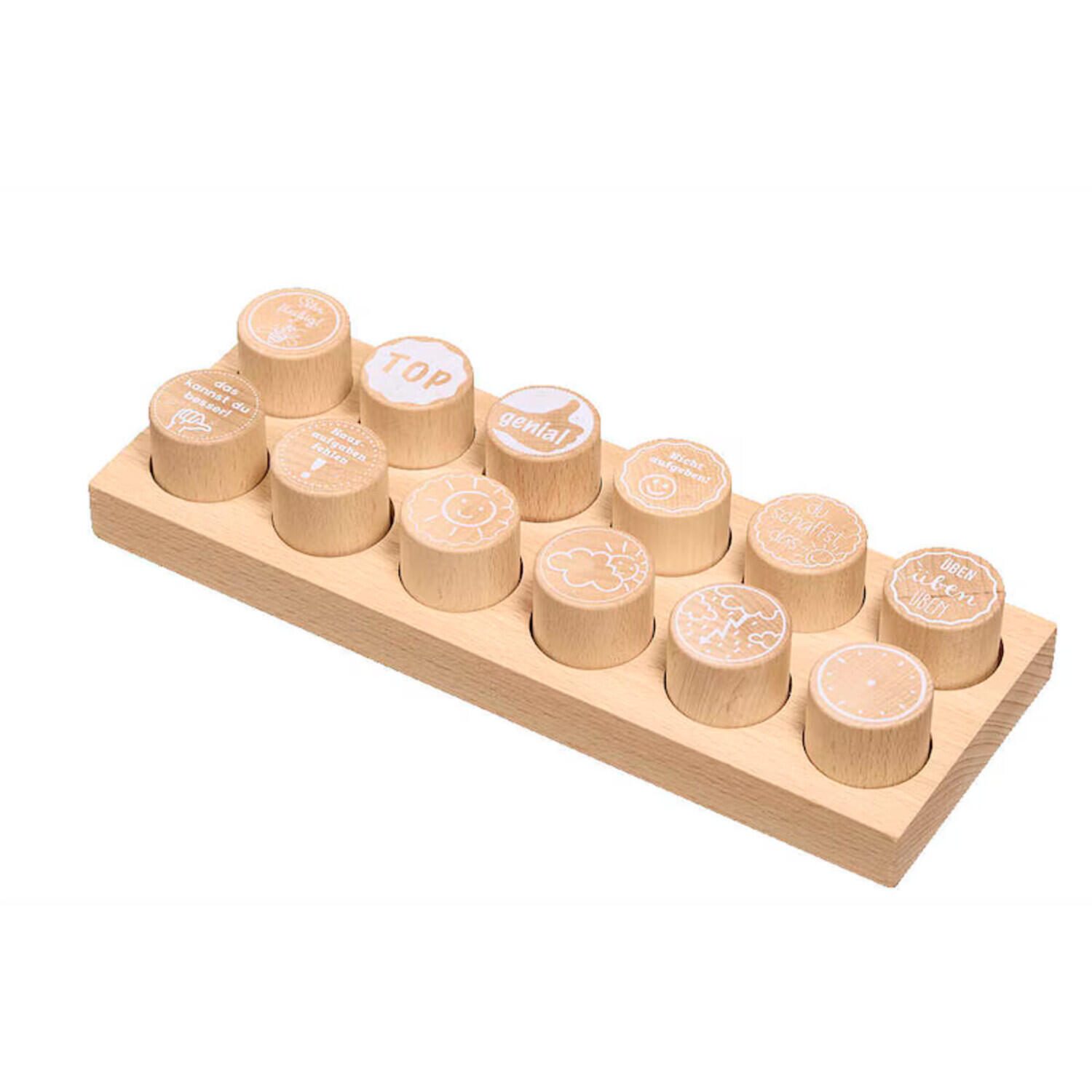 COLOP Motivstempel-Set Woodies, Motivation 165473