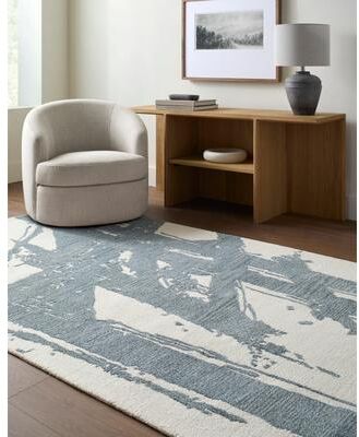 Livabliss Jarrod Casual Abstract Wool Area Rug