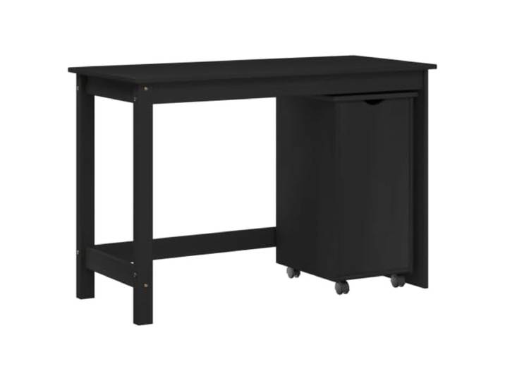 KTHLBRH Set aus Schreibtisch und Schrank, 2-teilig, schwarz, Massivholz Modulares Design, großer Raum, reibungslose Bewegung, einfache Reinigung, Verwendung im Innen- und Außenbereich