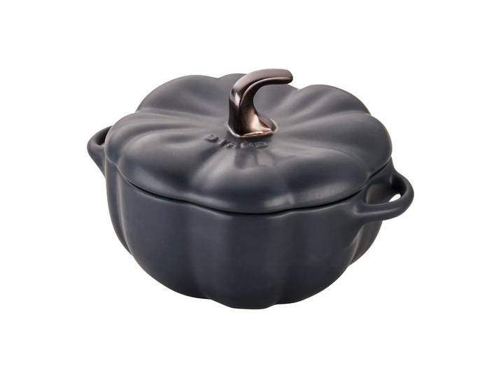 STAUB Staub pompoenbraadpan van aardewerk zwart 0,47 L