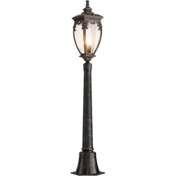 Außenstehleuchte Fleur Bronzefarben max. 60 Watt