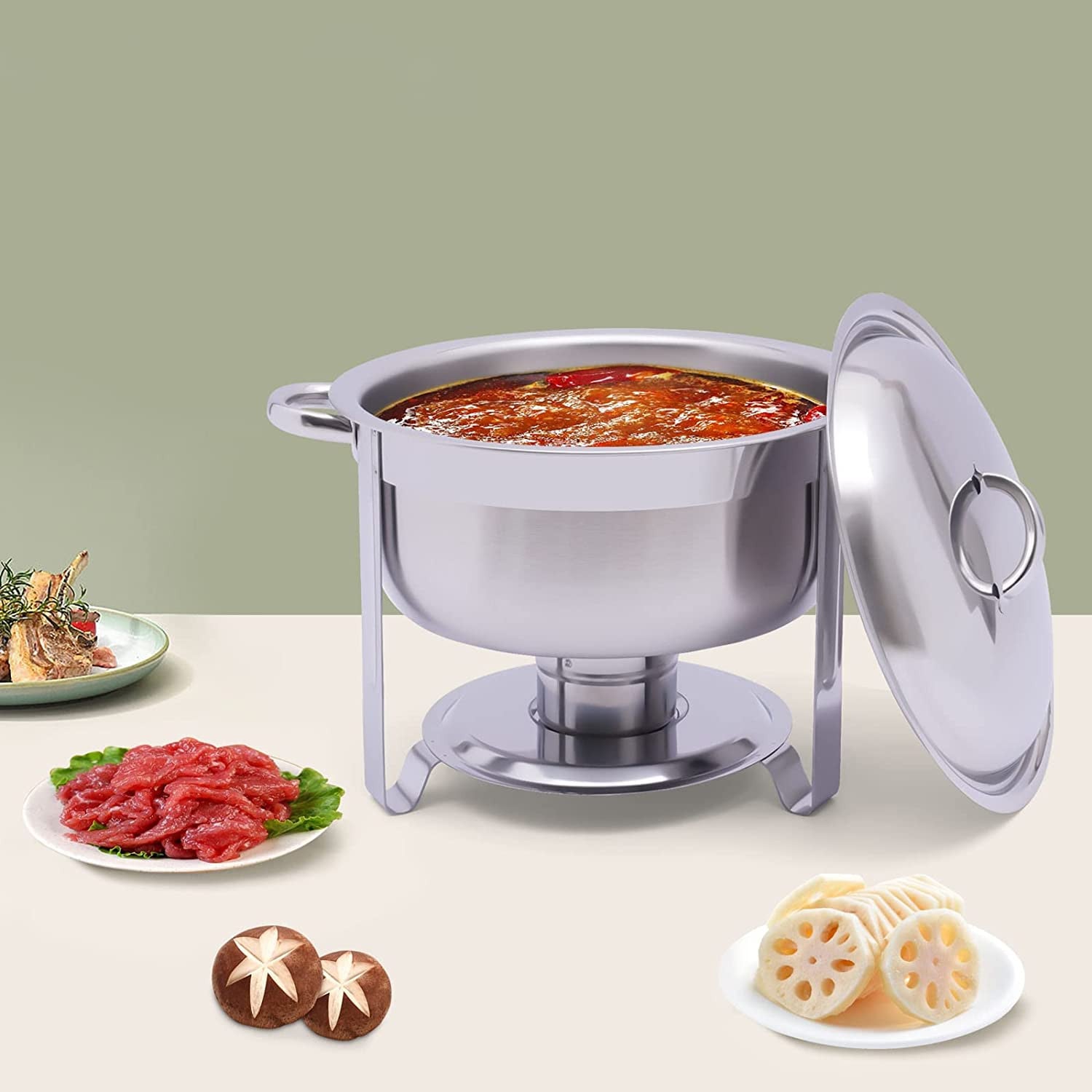 Easybuy Chafing Dish Buffetwarmer 5L - Roestvrij Staal