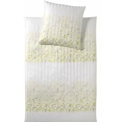 Elegante Satin Bettwäsche »Summer Garden« 2164-3 Bettwäsche 155x200 cm / 80x80 cm