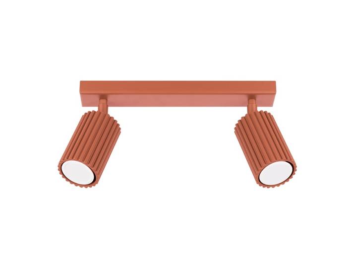 Plafonnier Aluminium Ocre Rouge GU10 2 Karbon