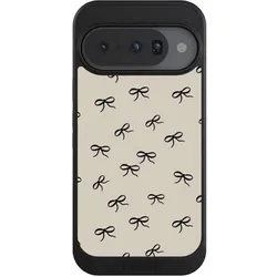 Nivocase Hülle für Google Pixel 10 Handyhülle NIVOcore Case Schwarz Muster Schleife Schleifen (Google Pixel 10), Smartphone Hülle, Schwarz
