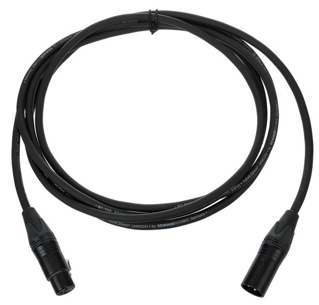 Sommer Cable Stage 22 SG0Q 3m nero