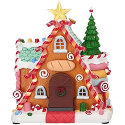 Gingerbread Candy House LED animiert 21cm Variante 1
