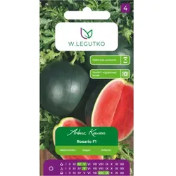 Wassermelone, Kawon Rosario F1 – dunkelrosa Fruchtfleisch