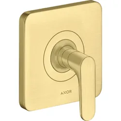 hansgrohe AXOR Citterio M Absperrventil Unterputzmodell DN15 / DN20, 34960950, Farbe: Brushed Brass