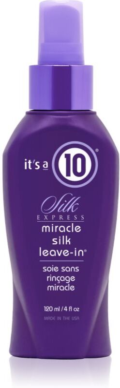 it's a 10 Silk Express Miracle Silk Leave-In Conditioner après-shampoing sans rinçage 120 ml