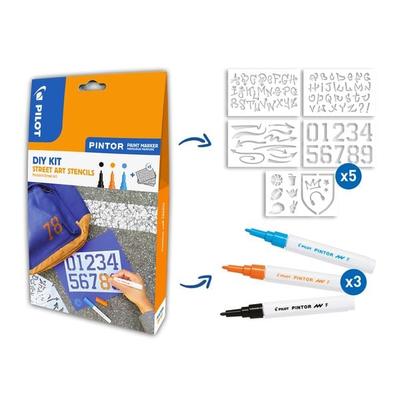 PILOT Kreativmarker PINTOR 2.9 (F) DIY-Set Street Art