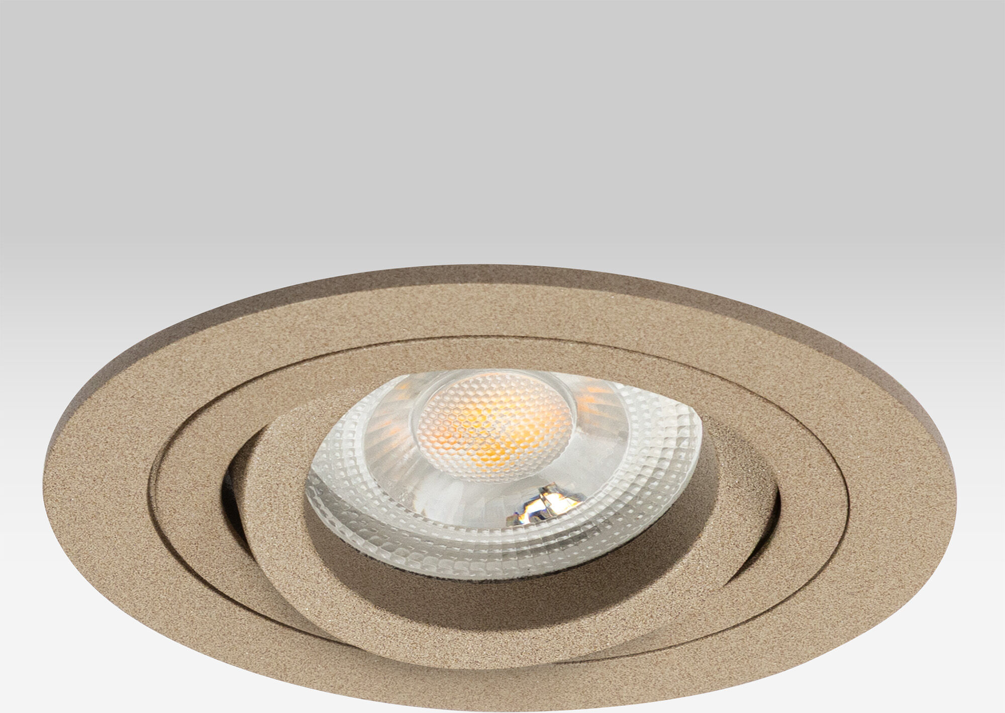 KS Verlichting Lune Inbouwspot Rond Champagne