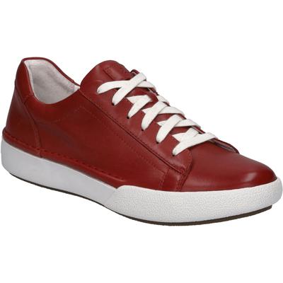 Sneaker JOSEF SEIBEL "Claire 01, hibiscus", Damen, Gr. 36, braun (hibiscus), Obermaterial: 100% Rindsleder Leather cow., Schuhe Sneaker
