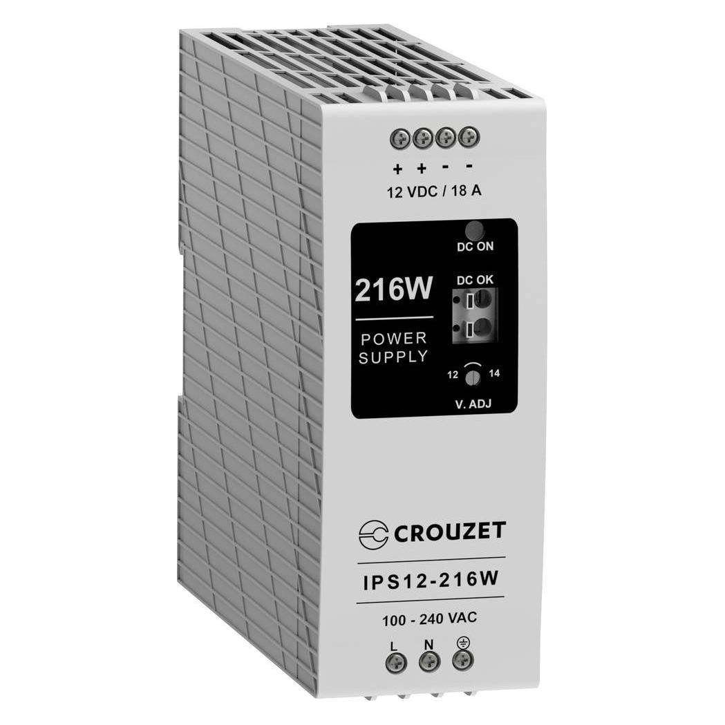 Crouzet Industrienetzteil 12V 18A 216W Inhalt 1St. (89452241)