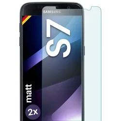 moex Mattes Panzerglas für Samsung Galaxy S7 – Anti Reflex Schutzfolie aus Glas fürs Display – ShockProtect Matt