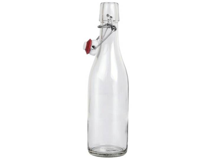 Flasche Therese Transparent Aluminium/Glas H 32.3 cm 1 l - Flasche