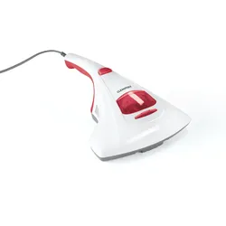 CLEANmaxx Milben-Handstaubsauger - weiß|rot