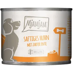 MjAMjAM saftiges Huhn mit zarter Ente an Möhrchen und gekochter Hirse 6x200 g