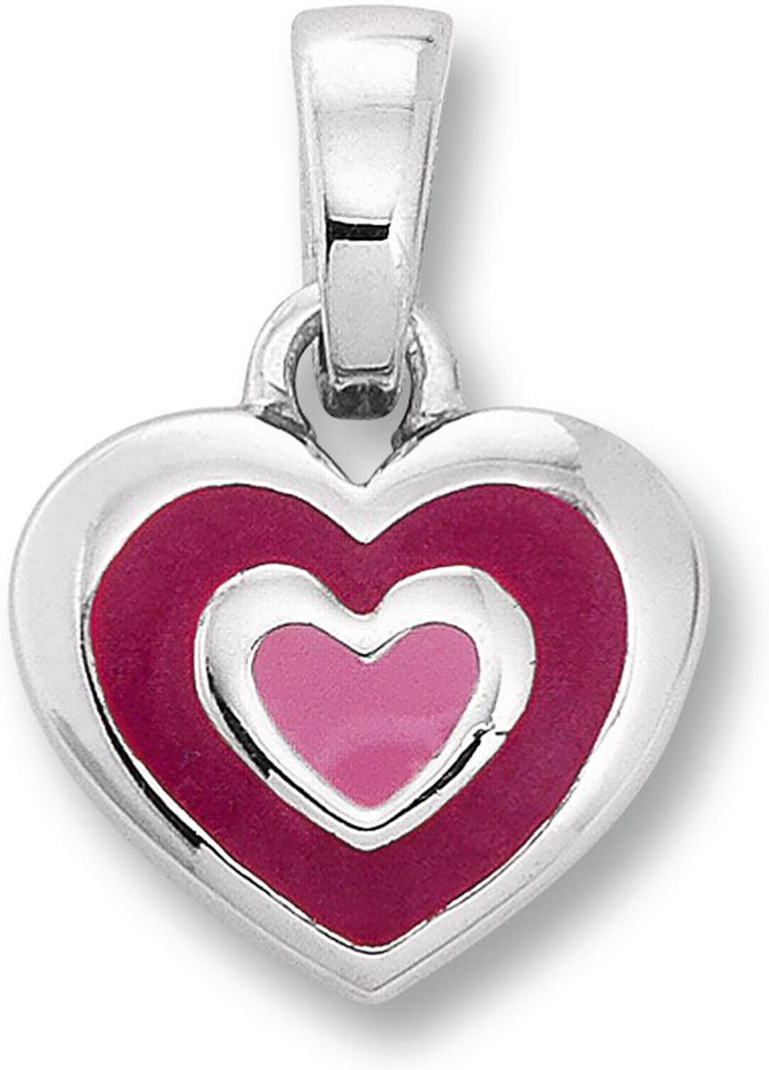 Kettenanhänger ONE ELEMENT "Herz Herz Anhänger aus 925 Silber", silber, Schmuckanhänger, Damen, Silber 925 (Sterlingsilber), Kettenanhänger