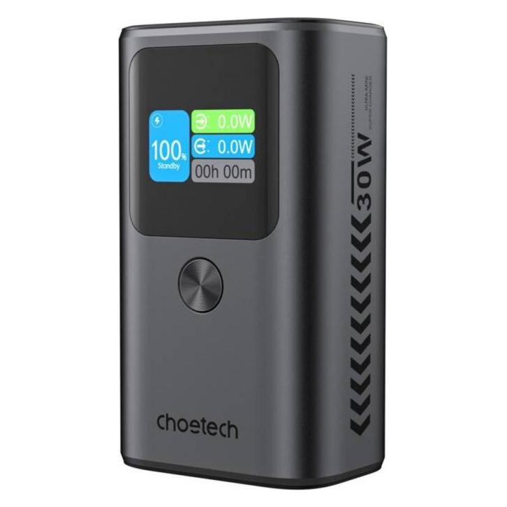 Choetech Power Bank B701 10000mAh PD30W (Grey) (10000 mAh, 30 W) (B701)