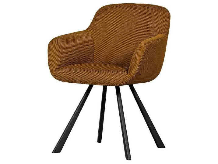 WOOOD Stuhl Juno aus Netzstoff, Orange