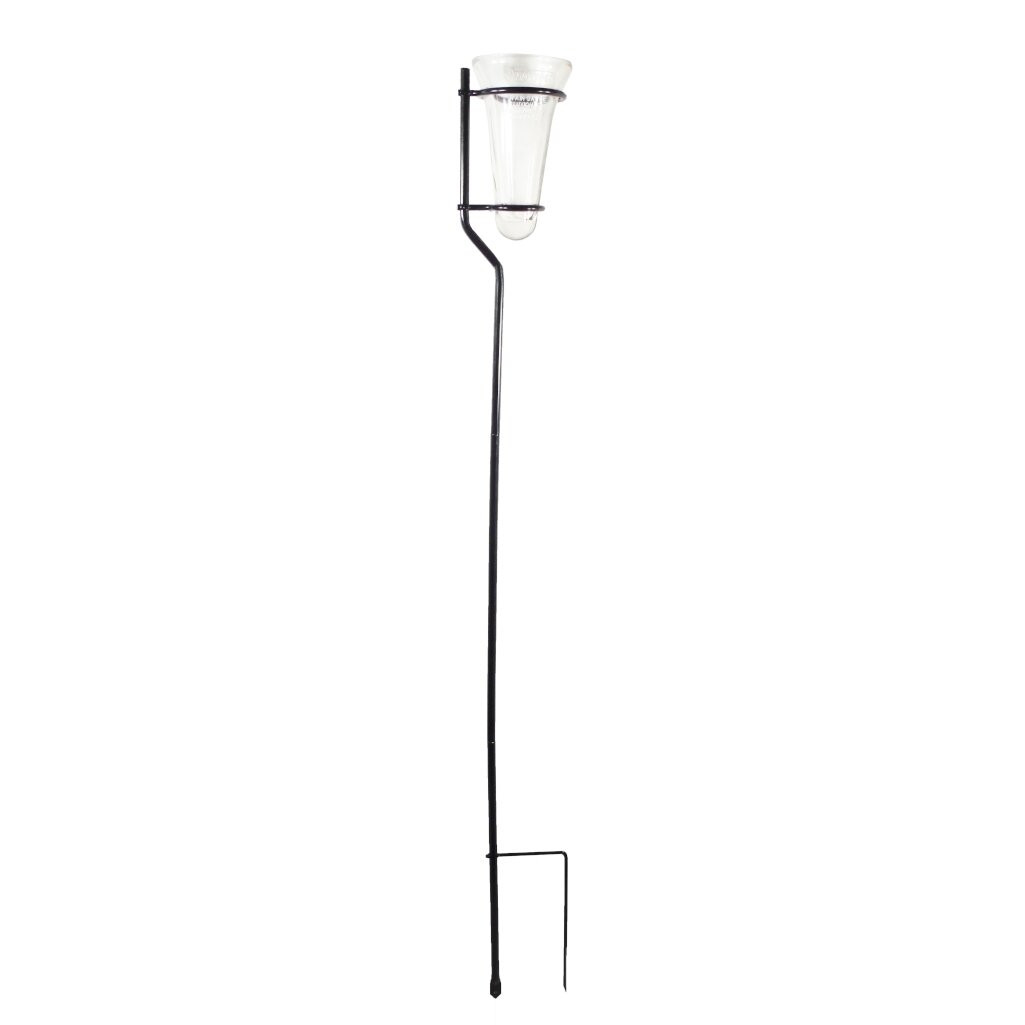 Nature Regenmeter van glas inclusief steel van 130 cm