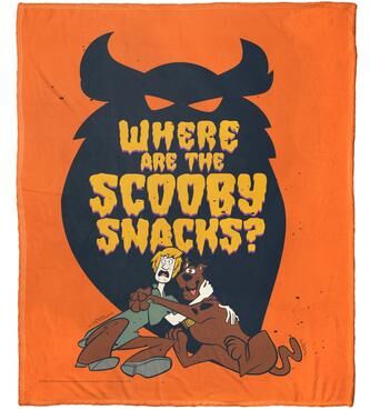 Northwest Warner Brothers Scooby-Doo Where Are The Scooby Snacks Silk Touch Throw Blanket