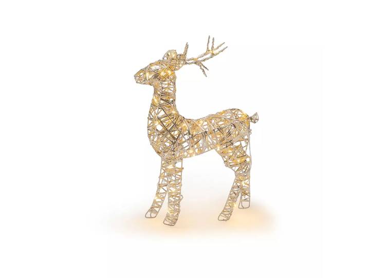 STT - LED Weihnachtsdekoration, 10X32X47CM, Goldfarben