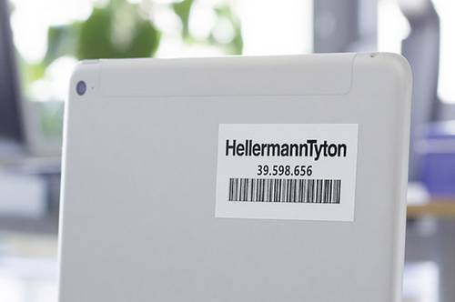 HellermannTyton 594-71101 TAG155LA4-1101-WH-1101-WH Etikett für Laserbedruckung