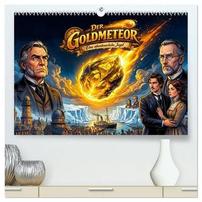 Der Goldmeteor - Eine abenteuerliche Jagd (hochwertiger Premium Wandkalender 2027 DIN A2 quer), Kunstdruck in Hochglanz