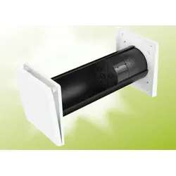 Inventer Fertigstellungsset iV Twin+ ? DN 160 ? für dezentrale Lüftung WRG ? eff...
