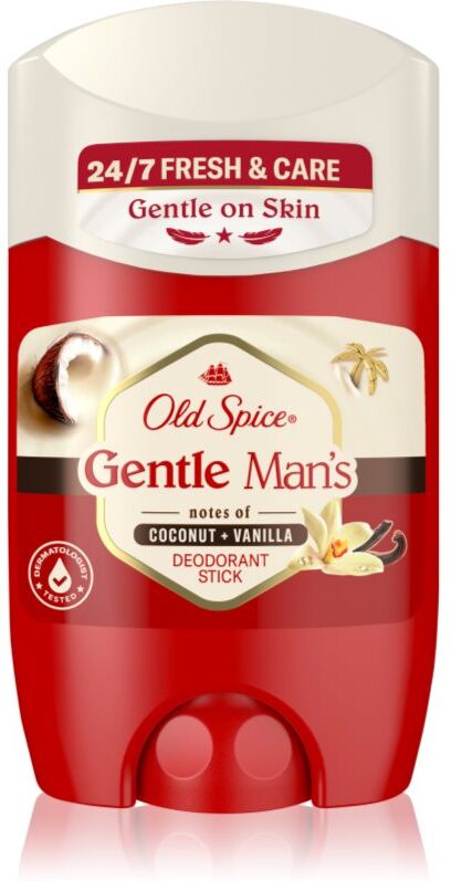 Old Spice Gentle Man's Coconut & Vanilla déodorant solide sans sels d'aluminium 50 ml