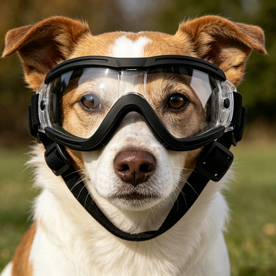 Universal Stock UV Protection Dog Sunglasses For Small & Medium Pets Outdoor Riding Goggles transparent