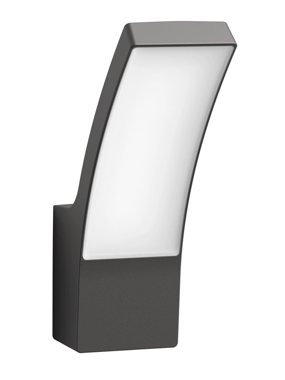 Philips Splay outdoor wall lamp 12W 2700K anthracite