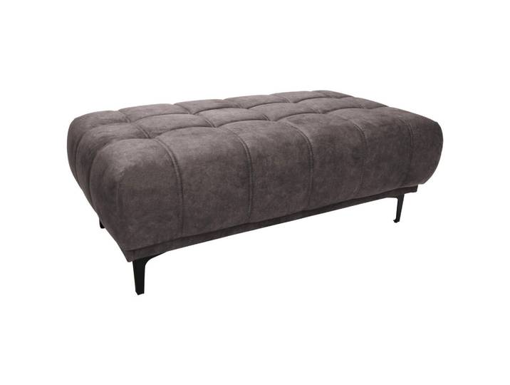 Stylife Hocker Cancun, Braun, Metall, rechteckig, 131x47x71 cm, Stoffauswahl, Wohnzimmer, Hocker, Sitzhocker