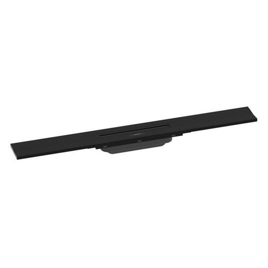 hansgrohe HG Duschrinne RainDrain Flex kürzbar, Wandmontage 700mm mattschwarz (700 mm) (56050670)